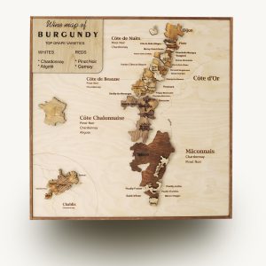 burgundy wine map, france wine regions