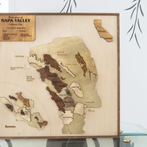 california ua wood map of wine regions napa valley and sonoma